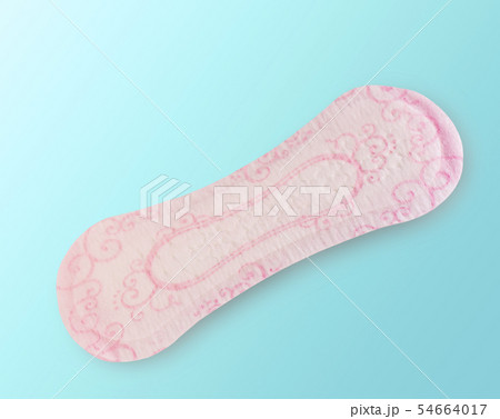 close up of woman hygiene protection on green close up of woman hygiene protection on green 54664017