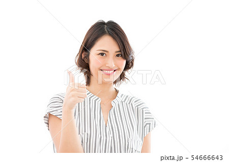 若い女性 カジュアル ビジネスウーマン グッド 若い女性 カジュアル ビジネスウーマン グッド 54666643