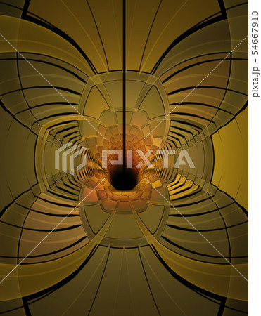 Metallic Tunnel Abstract Fractal Design Metallic Tunnel Abstract Fractal Design 54667910