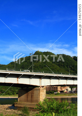 岐阜市 長良橋と岐阜城 岐阜市 長良橋と岐阜城 54670455