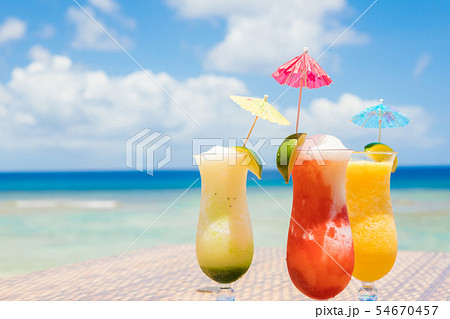 海の見えるレストラン　トロピカルドリンク 54670457