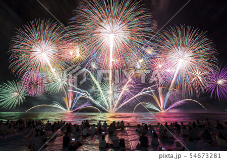 【日本】花火大会イメージ 54673281