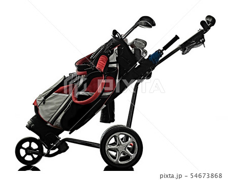 senior man golfer golfing shadow silhouette isolated white back senior man golfer golfing shadow silhouette isolated white back 54673868