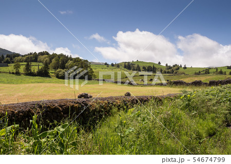 Country at Sao Miguel, Azores Islands Country at Sao Miguel, Azores Islands 54674799