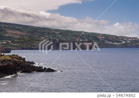 Shore in the north of Sao Miguel, Azores Shore in the north of Sao Miguel, Azores 54674802