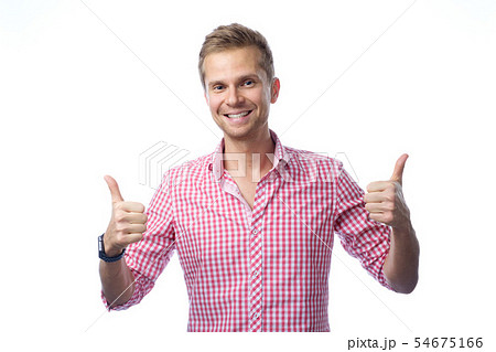 Closeup portrait of handsome man Closeup portrait of handsome man 54675166