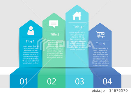 Timeline infographic four step business Timeline infographic four step business 54676570