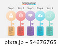 Pastel Color of Step Business infographic data 54676765