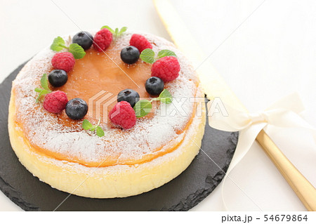 スフレチーズケーキ 54679864