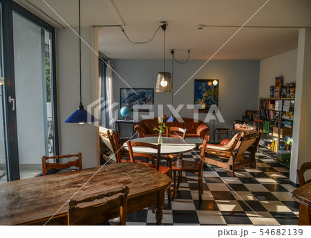 Interior of vintage house in Luzern, Switzerland Interior of vintage house in Luzern, Switzerland 54682139