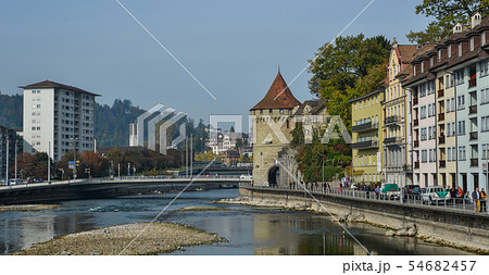 Historic city center of Lucerne, Switzerland 54682457