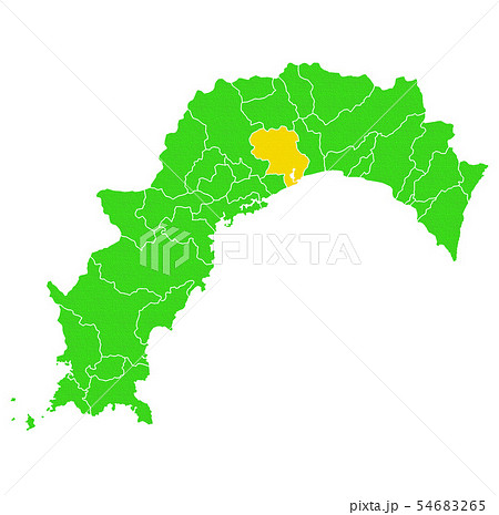 高知県と高知市地図 54683265