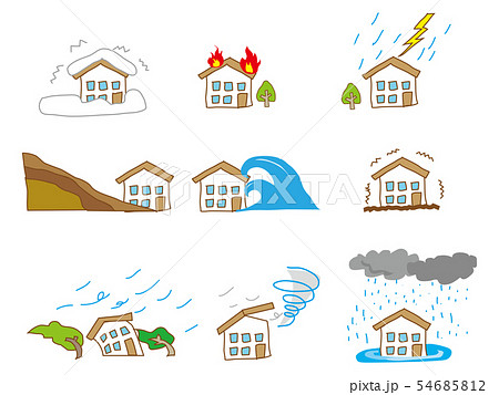 災害イラスト1のイラスト素材