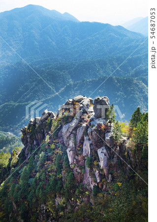 御在所ロープウエイから見た大黒岩 54687053