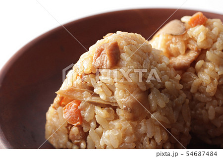 かしわ飯・とりめしのおにぎり 54687484