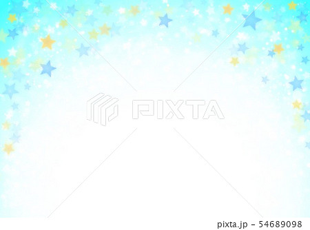 ブルー色星キラキライメージ 54689098