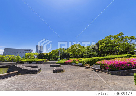 幕張海浜公園の噴水広場 54689172