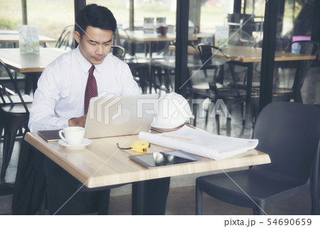 Business Marketing Team Collaborate in office. 54690659