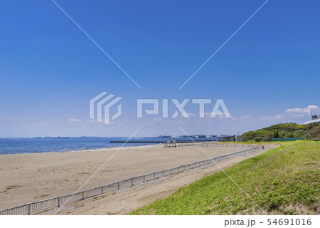 幕張海浜公園 幕張の浜と海 幕張海浜公園 幕張の浜と海 54691016