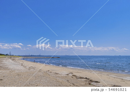 幕張海浜公園 幕張の浜と海 54691021