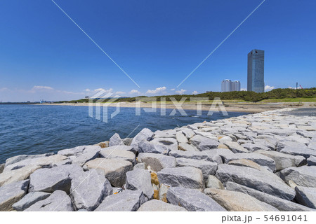 幕張海浜公園 幕張の浜と海 幕張海浜公園 幕張の浜と海 54691041