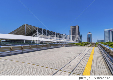 幕張新都心 メッセモールと幕張メッセの風景 54692742