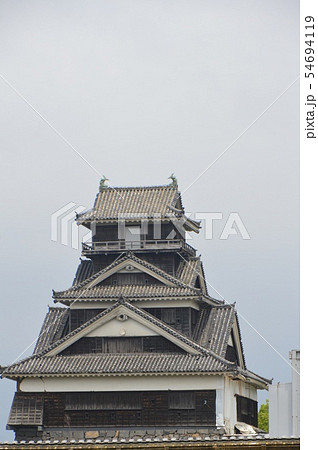 熊本城の「宇土櫓(うとやぐら)」(熊本県熊本市中央区) 熊本城の「宇土櫓(うとやぐら)」(熊本県熊本市中央区) 54694119