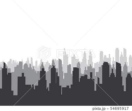 city skyline vector silhouette 54695917