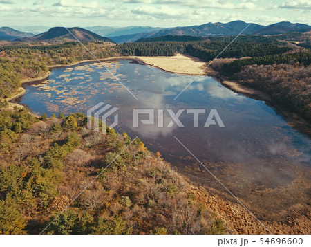 小田の池の上空から空撮 54696600