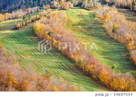 View from Artist's Bluff in autumn, New Hampshire 54697054