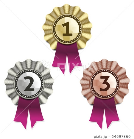 Gold, silver and bronze awards. Vector. eps 10 54697360