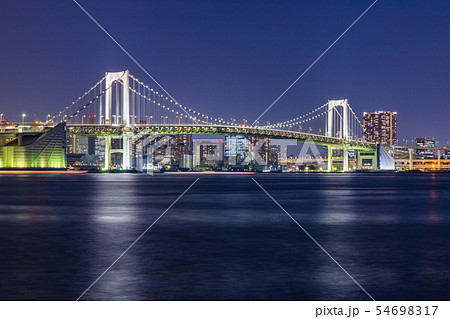 海辺の東京の夜景 海辺の東京の夜景 54698317