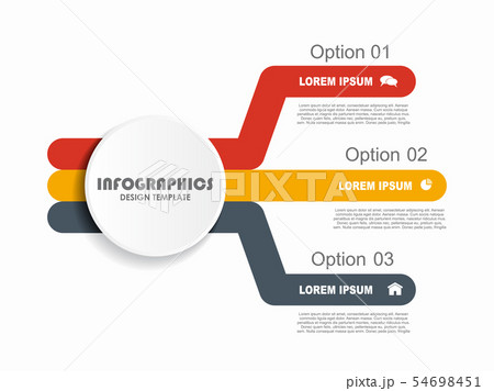 Infographic design template with place for your data. Vector illustration. 54698451