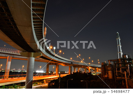 葛西ジャンクション 夜景 葛西ジャンクション 夜景 54698477