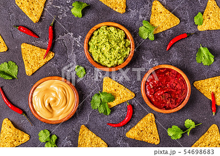 Mexican food background Mexican food background 54698683