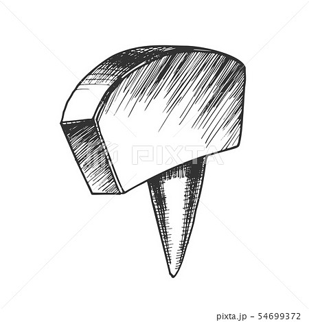 Office Stationery Thumbtack Push Pin Tool Vector 54699372
