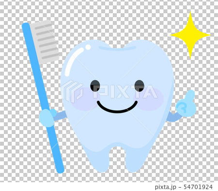 健康的牙齒特徵 54701924