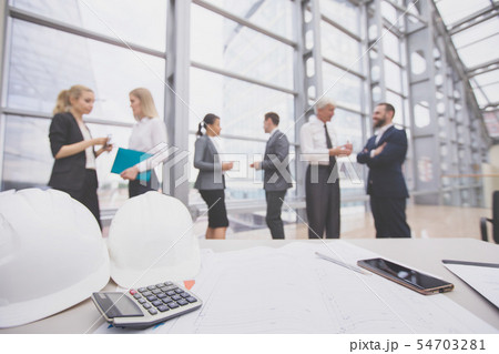 Construction business team Construction business team 54703281