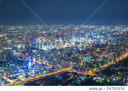 阿倍野ハルカスからみる大阪夜景 54703350
