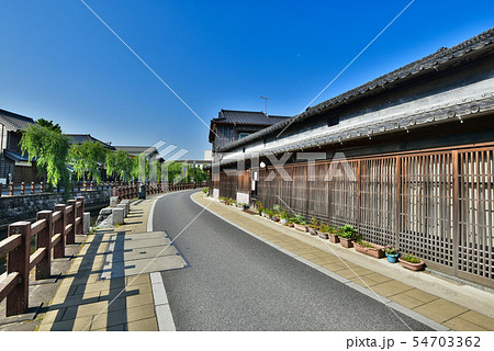 小江戸　佐原の街並み 54703362