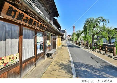 小江戸　佐原の街並み 54703401