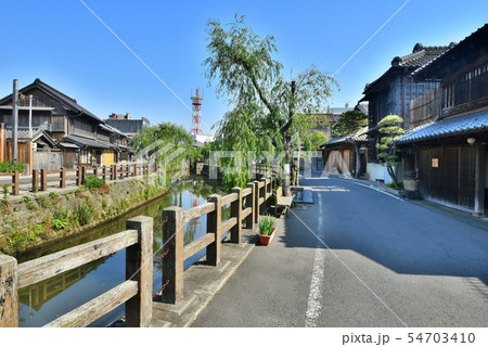 小江戸　佐原の街並み 54703410