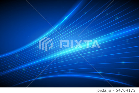 abstract technology curve lines on blue color 54704175