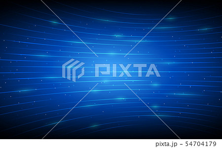 abstract technology curve lines on blue color 54704179