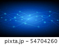 abstract technology curve lines on blue color 54704260