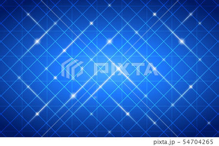 technology grid and glowing glitter on blue color 54704265