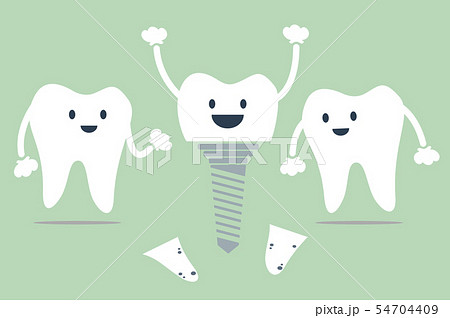 tooth and dental implants tooth and dental implants 54704409