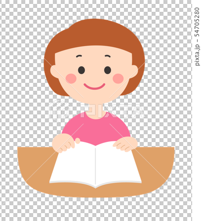 Girl reading studying girl studying Girl reading studying girl studying 54705280