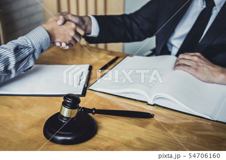 Handshake after good cooperation, Businessman Handshake after good cooperation, Businessman 54706160