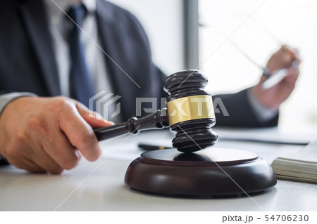 Judge gavel with Justice lawyers, Counselor in Judge gavel with Justice lawyers, Counselor in 54706230